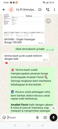 Testimonial Papan Bunga pondokpanjang